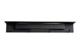 M6866  Fuerteventura 60cm Linear Wall Lamp Coat Rack, 9W LED, 3000K, 600lm, Matt Black